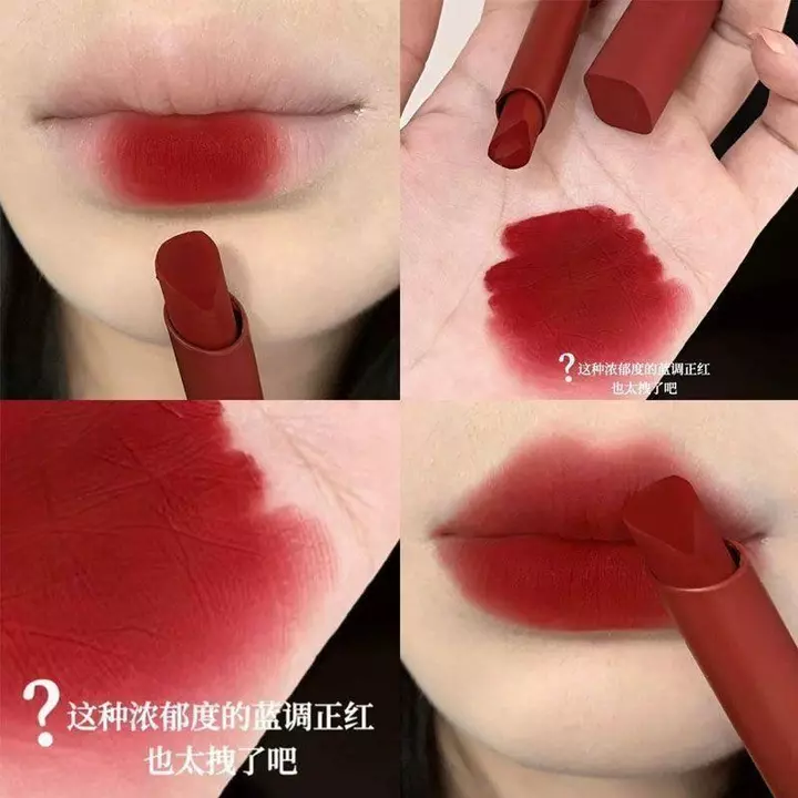 🔥Son môi dự tiệc Halloween Lâu Dài Halloween son môi Thái Show Trắng Cay Giàu Retro Đỏ Lê Màu Son Môi Plasma Đỏ Bùn Berry Trái Cây Anh Đào Màu Đỏ Tích Cực Đỏ Matte Lip Glaze