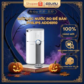 Máy lọc nước RO để bàn Philips ADD6910, Làm nóng nhanh 3s - Hàng Chính Hãng