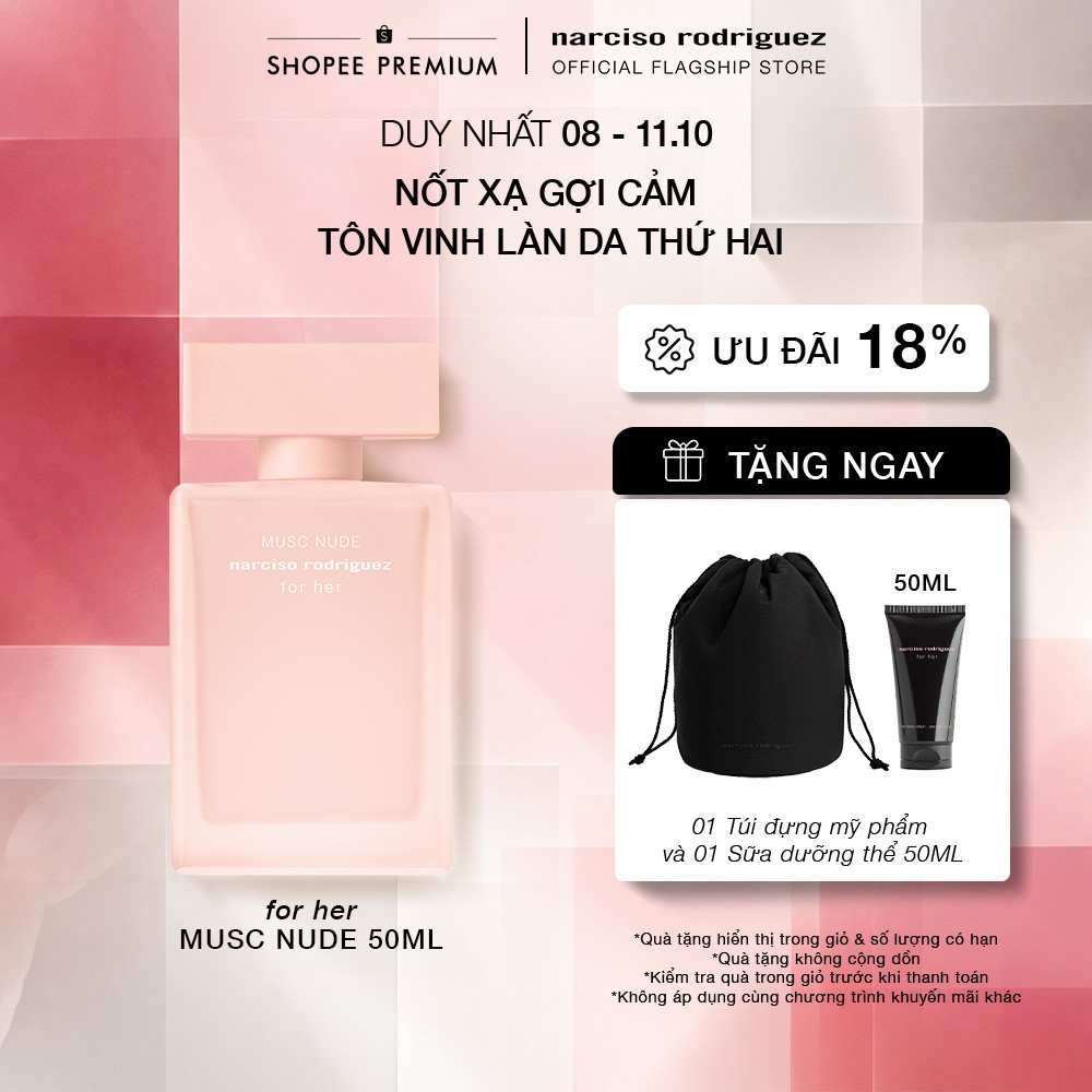 Nước hoa nữ Narciso Rodriguez Musc Nude EDP 50ml