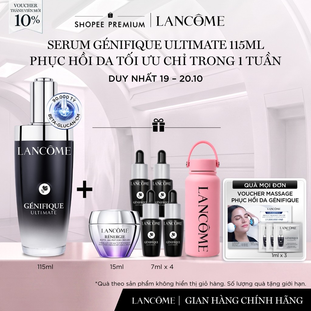 Serum Phục Hồi Da Tối Ưu Trong 1 Tuần Lancome Genifique Ultimate 115ml