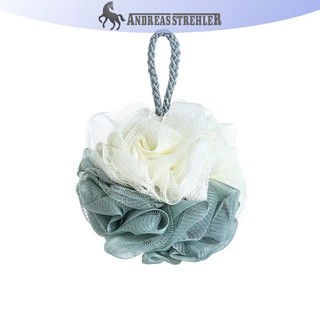 Onetimingfine Tắm Lưới Bọt Biển Tắm Puffs Bong Bóng Body Tẩy Tế Bào Chết Bàn Chải Mềm Tẩy Tế Bào Chết Da Mặt Sau Bàn Chải Đồ Dùng Phòng Tắm VN