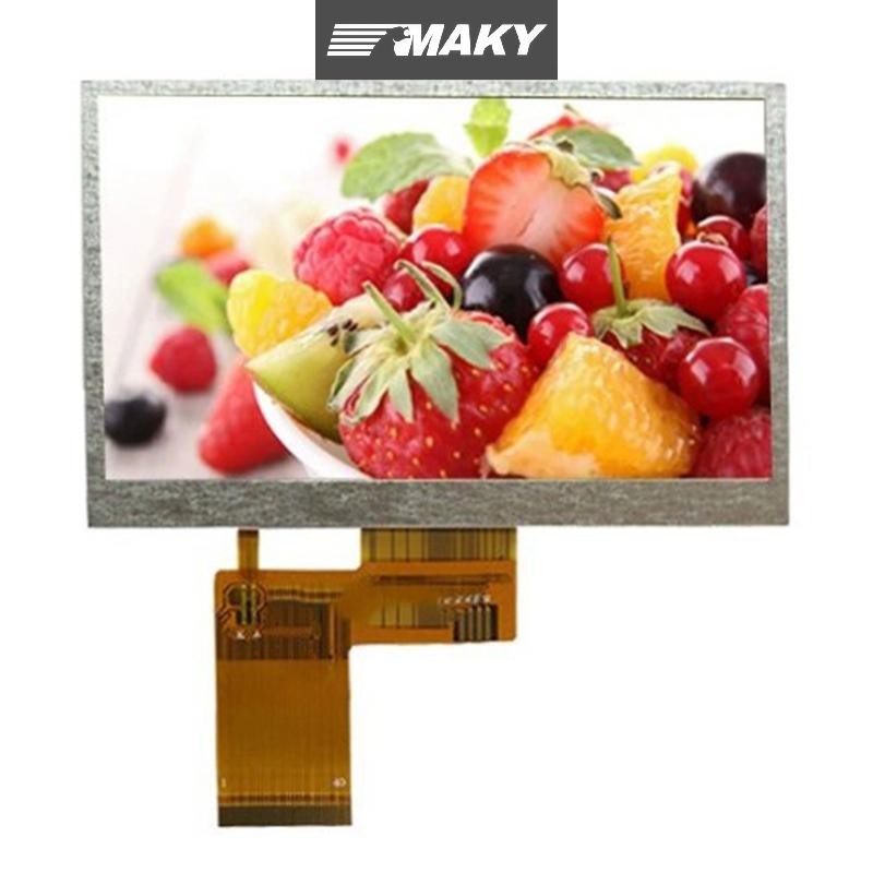 Newwellknownepic Universal 4.3 Inch TFT Màn Hình LCD Màn Hình 40 Chân HD 480 * 272 Sửa Chữa Màn Hình Thay Thế Cho Xe Ô Tô VN