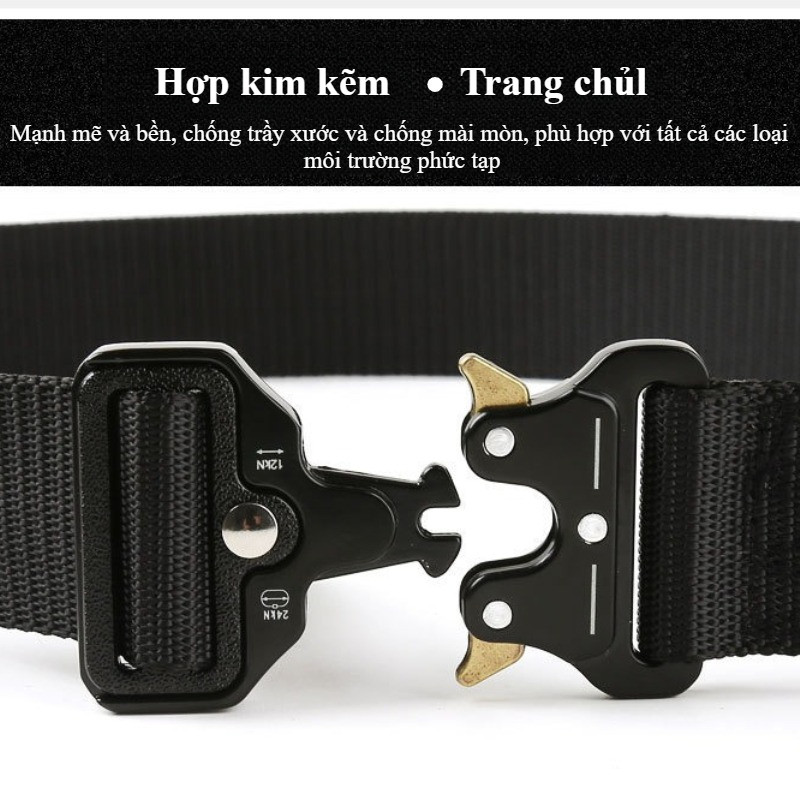Thắt Lưng Ngoài Trời Cho Nam & Nữ - Chất Liệu Nylon Thoải Mái & Bền Bỉ, Phong Cách Cổ Điển & Đa Năng