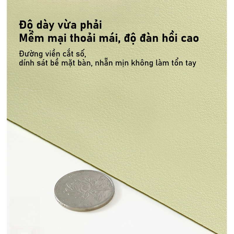 Tấm lót bàn học học sinh da PU - Chống nước chống trượt, an toàn môi trường bảo vệ mắt Có 3 kích thước