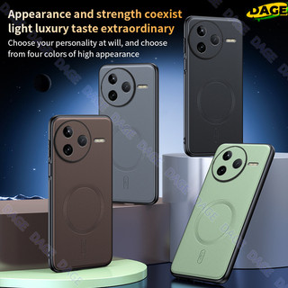 COD DAGE cho Redmi K80 Ốp lưng Bao da từ tính cho Redmi K80 PC chống trượt + TPU chống trượt chất lượng cao