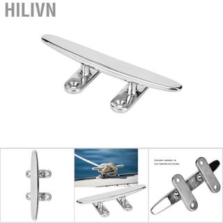 Hilivn Phụ kiện dây thừng hàng hải bằng thép không gỉ có đế gương được đánh bóng (4 inch)