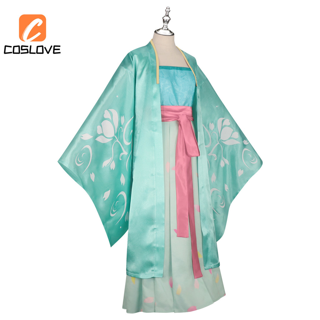 Anime The Apothecary Nhật Ký Maomao Mùa 2 Xanh Hanfu Cosplay Quần Áo Trọn Bộ Trang Phục Trang Phục Cho Người Phụ Nữ Đầm