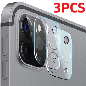 1-3 Chiếc Cho iPad Pro 12.9 11 2024 2025 2022 2020 2021 Chất Lượng Cao Full Cover HD Ống Kính Máy Ảnh Kính Cường Lực Phim Cho iPad Pro112.9 Pro11 Ốp lưng Bảo Vệ Cản Ống Kính