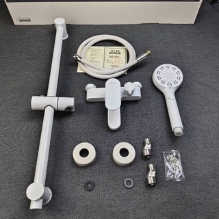 【KOHLER】Vòi sen, vòi sen trộn, van trộn màu trắng, van trộn đồng toàn bộ, vòi nước nóng lạnh, công tắc trộn phòng tắm, b