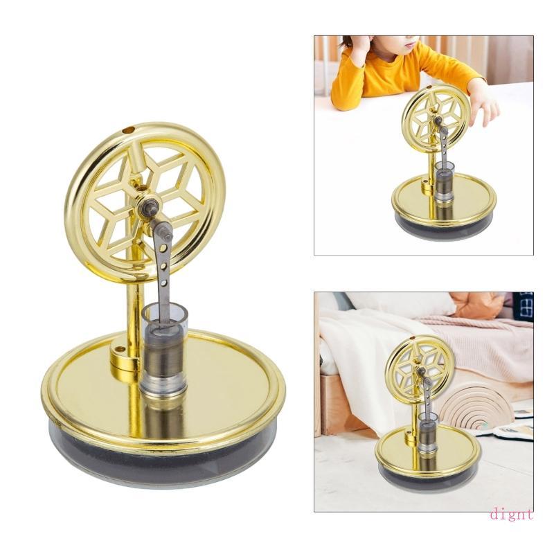 DY Stirling Động cơ hơi nước Đồ chơi giáo dục nhiệt độ thấp Mô hình động cơ Stirling