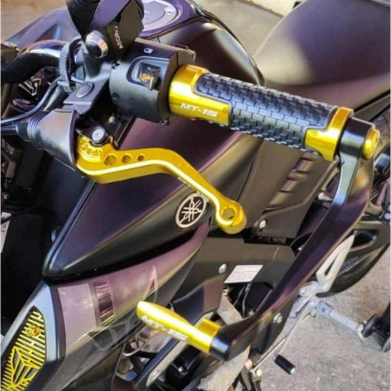 Dành Cho Xe Yamaha MT-15 V2 V3 2022-2023 Hợp Kim Nhôm CNC 6 Tầng Có Thể Điều Chỉnh Phanh Ly Hợp Đòn Bẩy Có Tay Cầm Đòn Bẩy Bảo Vệ Bộ Phụ Kiện