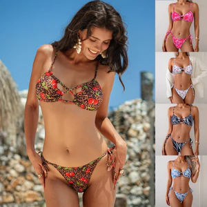 Đồ bơi nữ Áo tắm Bikini in ren gợi cảm