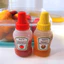 2 Cái / bộ 25ML Nước Sốt Mật Ong Bóp Chai Cà Chua Sốt Salad Hộp Đựng