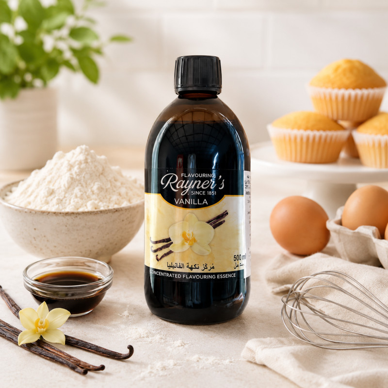 Tinh Chất Vanilla Rayner's Chai 500ml Và 28ml Tinh Chất Tạo Hương Và Vị Vani Cho Thực Phẩm Thơm Ngon