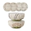 Cc Cotton Blend Style Bowl Cover cho bát trái cây Salad Bát bột