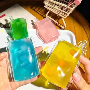 Túi thạch Túi đựng nước ép quả bóng căng thẳng Đồ chơi Fidget có thể đúc Nước ép trái cây Squishy Đồ chơi chống căng thẳng cho trẻ em Quà tặng saixit2vn