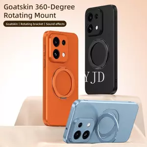Ốp YJD Cho OPPO Reno16 Pro Da Dê Cao Cấp TPU Khung Mềm Chống Rơi Vỏ Điện Thoại