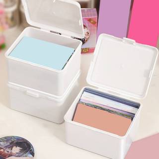 Hộp Bảo Quản Trong Suốt Hàn Quốc Hộp Mù Thẻ Photocard Hộp Bảo Quản Thẻ Ảnh Tổ Chức Phân Loại Hộp Lật COD