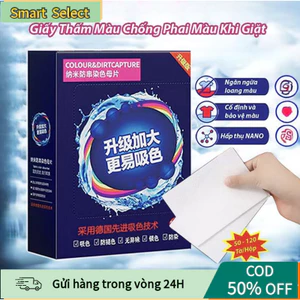 Giấy Chống Lem Màu Khi Giặt - Bảo Vệ Quần Áo, Không Cần Tách Đồ