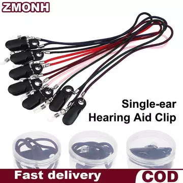 Zmo 1 chiếc kẹp Máy trợ thính đa năng kẹp Máy trợ thính Phụ kiện ngăn ngừa mất dây treo di động cố định máy trợ thính