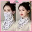 Khăn hoa nữ MYPANDA in họa tiết voan chống nắng hoàn hảo cho du lịch mùa xuân.