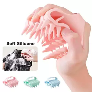 BeautifulHomeA Da Đầu Massage Dầu Gội Bàn Chải Rửa Tóc Da Đầu Silicon Mềm Máy Mát Xa Da Đầu Hairb Để Loại Bỏ Gàu Dầu Gội Bàn Chải VN