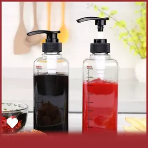 Cod 500ml/1000ml chất lỏng Dispenser với quy mô bơm vòi phun cho cà phê Syrup mật ong nhà bếp