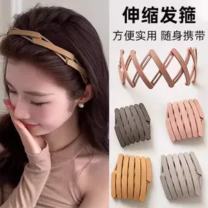 Hàng mới về❤❤❤ 2025 Băng Đô Mang Theo Có Thể Gập Lại Băng Đô Đi Chơi Du Lịch Kẹp Tóc Đơn Giản Răng Chống Trơn Trượt Băng Đô Trang Trí Sân Vườn