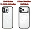 Ốp điện thoại Acrylic robot bay từ tính cho IPhone 17 Pro Max 17 Air 15 14 13 12 16 Plus Vỏ bảo vệ chống sốc