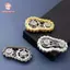 PWSEND Bánh đà Con quay hồi chuyển đầu ngón tay, Dây xích xe đạp kim loại Antistress Lo âu Bánh xích Fidget Spinner, Thời trang Giảm căng thẳng Đồ chơi Fidget bền mới lạ dành cho người lớn