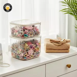 {TB & Bag} Hộp Bảo Quản Phụ Kiện Tóc Trẻ Em Dây Buộc Tóc Cho Bé Gái Kẹp Tóc Dây Co Giãn Bảo Quản Trang Sức Hộp Nhỏ.