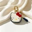Da Dễ Thương kt Túi Mèo Hoạt Hình Túi Hello Kitty Mặt Dây Chuyền Móc Khóa Thời Trang Corduroy Hello Kitty Mặt Dây Chuyền Cô Gái