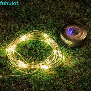Đèn lều FUHUIOT, Đèn LED Dây đèn LED Đèn đo băng ngoài trời, Dải đèn tay quay Hệ thống lưu trữ điện Dải đèn tán Dải đèn Chiếu sáng lều