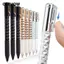 Bút Gel GETVOW, Bấm Loại 0.5mm Đầu Bút Biến Dạng, Bền Nhanh Khô Mực Đen Hình Thoi Hình Học Bút Viết Học Sinh