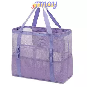 TMOY Túi Đi Biển Lớn Lưới Chống Thấm Nước Chống Cát Tote 2 Tay Cầm Tập Gym Bể Bơi Túi Bảo Quản Tiện Lợi Cho Du Lịch Kỳ Nghỉ TMOY