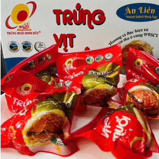 Combo 10 Trứng vịt muối ăn liền Minh Đức thơm ngon - tiện lợi - an toàn hàng Việt Nam chất lượng cao