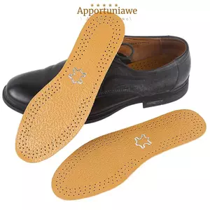 IAPPORTUNIA Miếng Lót Giày Da Bò, Massage Đế Da Thoáng Khí, Giày Thể Thao Thoải Mái Đế Nam Nữ Đệm Hấp Thụ Chèn Đế Lót Giày