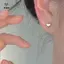 1 Đôi Bông Tai Trái Tim Tình Yêu Dành Cho Nữ Bé Gái Dễ Thương Thanh Lịch Quà Tặng Sinh Nhật Trang Sức Thời Trang Đơn Giản Bông Tai Tinh Tế Tinh Tế [Mina]
