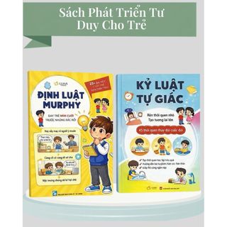 Combo sách 3 cuốn: Kỷ luật tự giác, Định luật Murphy, Trí khôn của trẻ  giúp phát triển tư duy.( lẻ Tuỳ chọn)