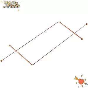 NOTE1 2 Thanh Dowsing, Đồng nguyên chất 99,9% Thiết bị ma đồng, Thanh phân chia nước Ma