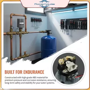 Công tắc điều khiển máy bơm nước tự động POWER 3 / 8 '' Chịu áp lực cao An toàn đáng tin cậy cho máy bơm tăng cường cư trú cao tầng.