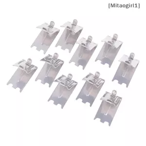 10 Chiếc Kệ Kính Tủ Lạnh Kẹp Hỗ Trợ Tủ Đông Braet Bộ Kẹp Cố Định [Vn]