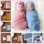 COO Sơ Sinh Cho Bé Cotton Quấn Khăn Có Băng Đô Mũ 2 Bộ Cho Bé Sơ Sinh Bé Gái Bé Trai Đạo Cụ Chụp Ảnh