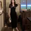 Mùa hè Pháp Trà Break Ren Dệt Kim Váy Dài Ren Tay Ngắn Eo Cao Mỏng Hơn Nhìn Nhẹ nhàng Tính Khí Phong Cách Dài Ngày Lễ Đầm Nữ