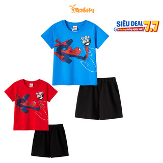 Bộ thun ngắn tay Spider-man Disney bé trai Rabity 560.085