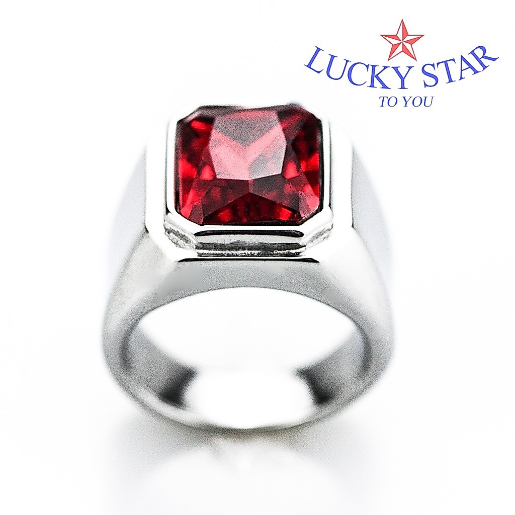 Men's Titanium Steel Ring by luckystartoyou.com