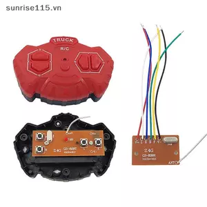 Mô-đun điều khiển từ xa bốn chiều SRVN 2.4G 4CH RC Bộ phát điều khiển từ xa Phụ kiện bảng mạch thu.
