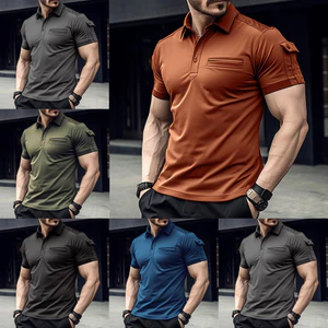 Mùa Hè 2024 AliExpress Sale POLO Áo Sơ Mi Bỏ Túi Nam Cơ Thể Thao Ngoài Trời Áo Sơ Mi POLO SDDJ