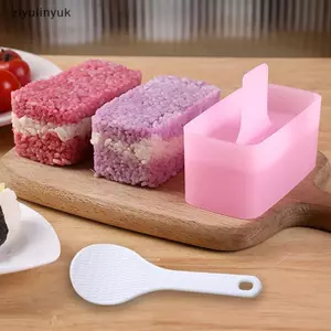 Ziyulinyuk Hình Chữ Nhật Khuôn Sushi Musubi Làm Bộ Kimbab Onigiri Hộ Gia Đình Nhà Bếp Bento Phụ Kiện Máy Làm Bóng Cơm Dụng Cụ Báo Chí DIY VN