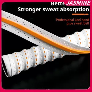 JASMINE Cầu Lông Raet Sweatband Siêu thấm Chống Trơn Trượt Thoáng Khí Dây Buộc Cho Tennis Cầu Lông Cần Câu Băng Thay Thế Mồ Hôi Ban Nhạc JASMINE